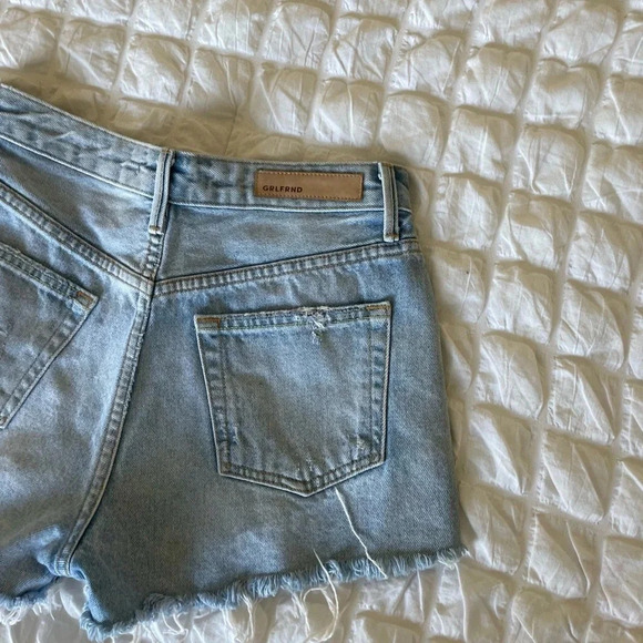 GRLFND Cindy cutoff denim shorts in silly love songs - Picture 12 of 13